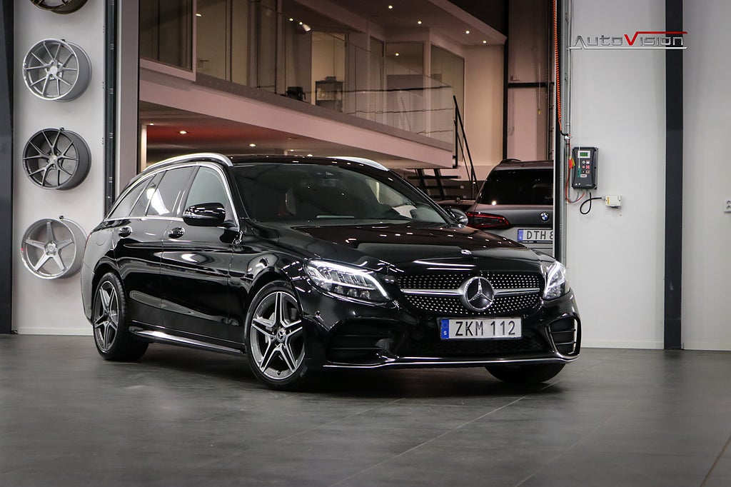 Mercedes-Benz C 200 d 9G-Tronic 150hk AMG NAVI KAMERA DRAG 18" S&V
