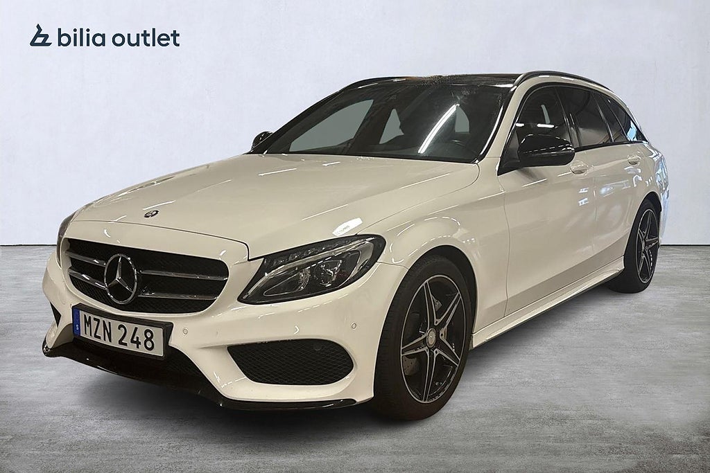 Mercedes-Benz C 220 T d  Plus AMG Line/Panorama/Motorvärmare/Dragkrok