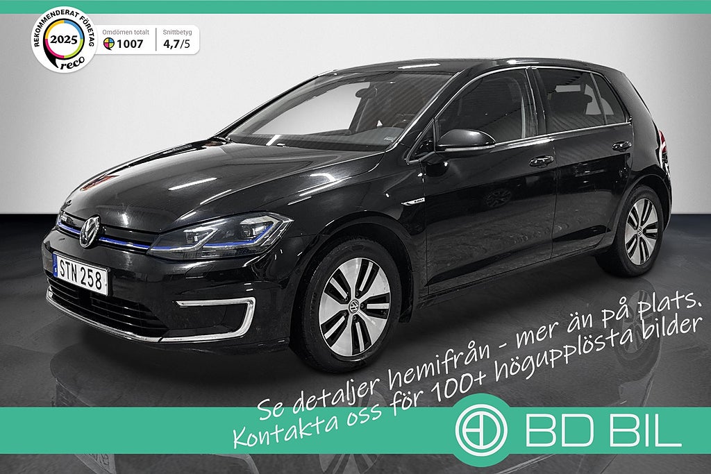 Volkswagen E-Golf COCKPIT BACKKAMERA CARPLAY NAVI SKATT 360:-