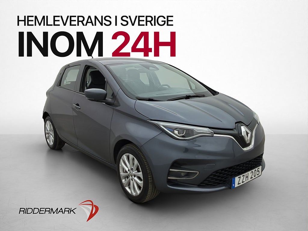 Renault Zoe R110 52 kWh Friköpt batteri CarPlay Navi