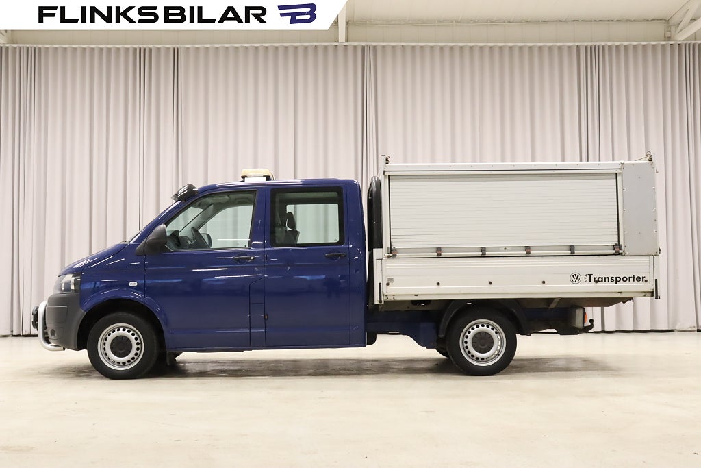 Volkswagen Transporter DSG 140HK Dubbelhytt|Långkåpa|Kambytt