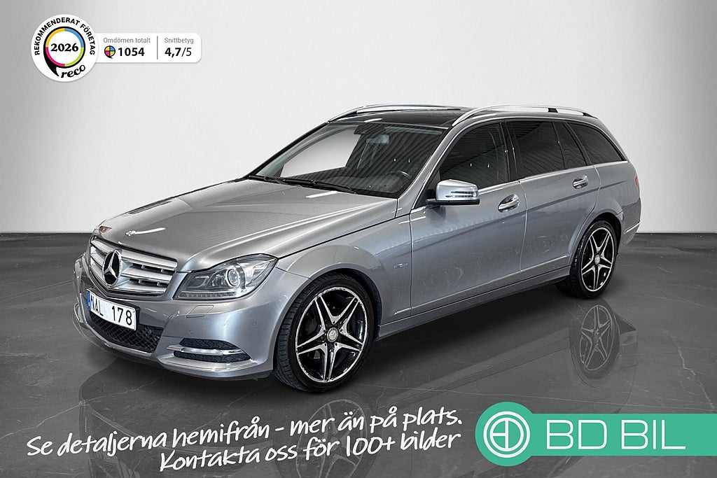 Mercedes-Benz C 250 T CDI 4Matic FACELIFT PANORAMA H/K HALVSKINN DRAG