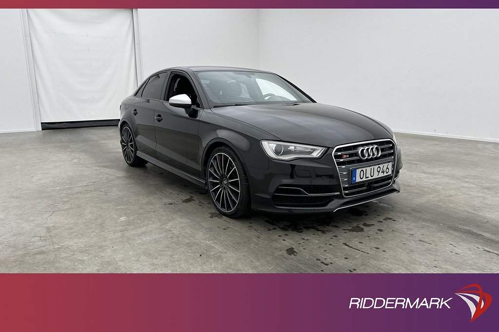 Audi S3 Sedan Quattro 300hk B&O Svart-Optik Sensorer