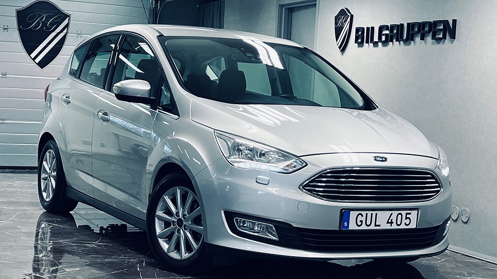 Ford C-Max 1.0 EcoBoos Titanium N besiktigad|Drag|M-värmare|