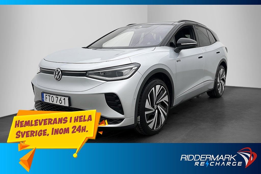 Volkswagen ID.4 GTX Top Sport Pano Värmare Dragkrok 360°