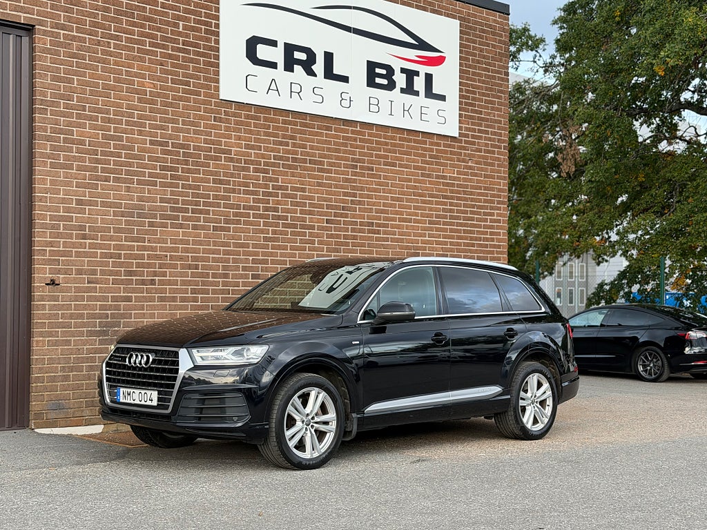 Audi Q7 3.0 TDI V6 quattro S line 7-Sitts Krok Värmare