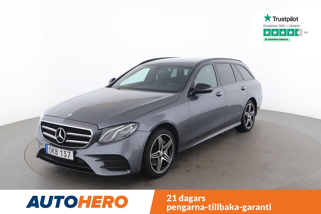 Mercedes-Benz E 220 T d 9G-Tronic AMG Line / Dragkrok, GPS