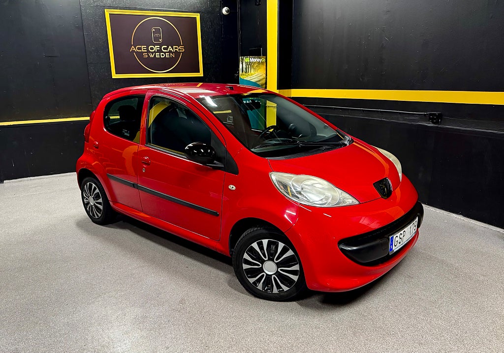 Peugeot 107 5-dörrar 1.0 Manuell Euro 4