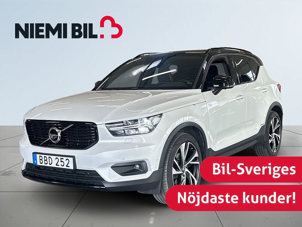 Volvo XC40 T5 AWD Geartronic R-Design S&V-hjul/Drag/H/K/Pano/Navi