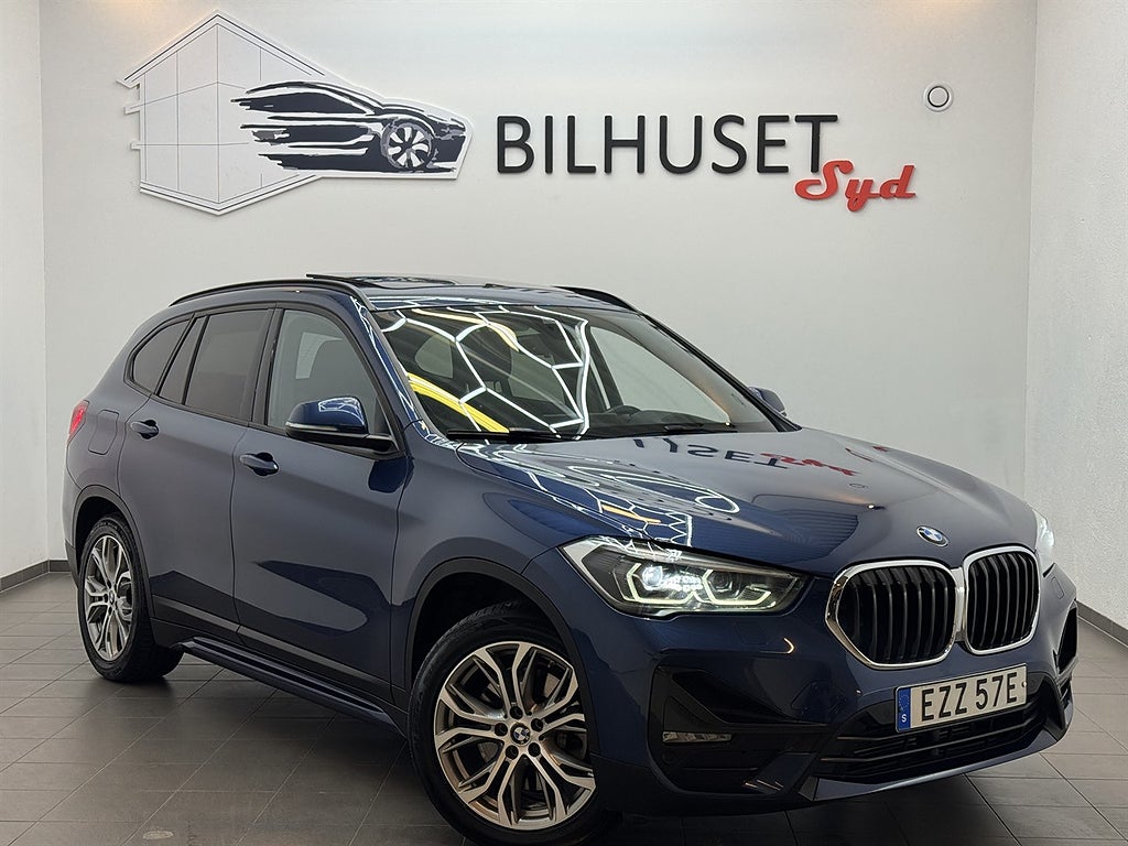 BMW X1 xDrive 25e 220hk Sportline Moms/Pano/HUD/Läder/Navi/Bkamera/Krok
