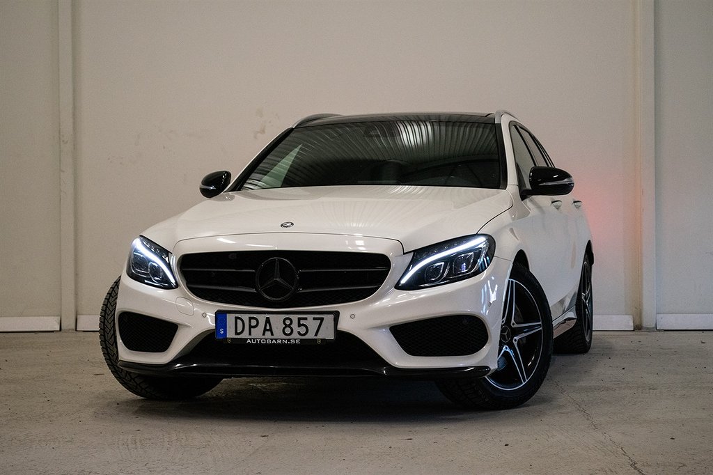 Mercedes-Benz C 250 T d 4M AMG Pano Burmester Skinn 204hk