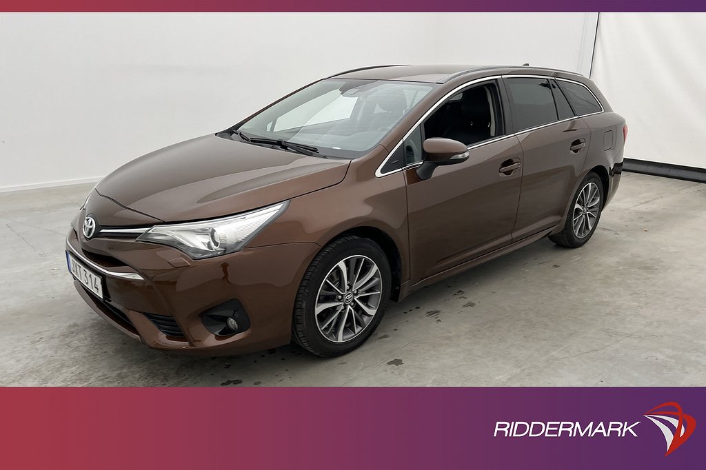 Toyota Avensis Kombi 1.8 147hk Active Plus Kamera Skinn Drag