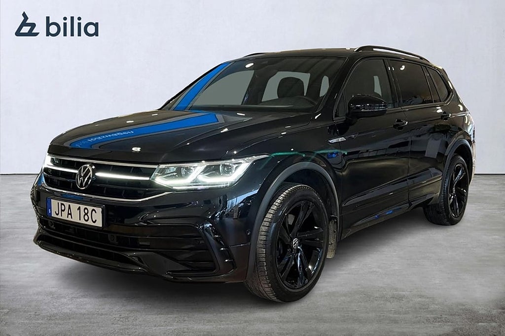 Volkswagen Tiguan Allspace 7-sätes 4M R-Line Black 7-Sits Värm Drag 200HK