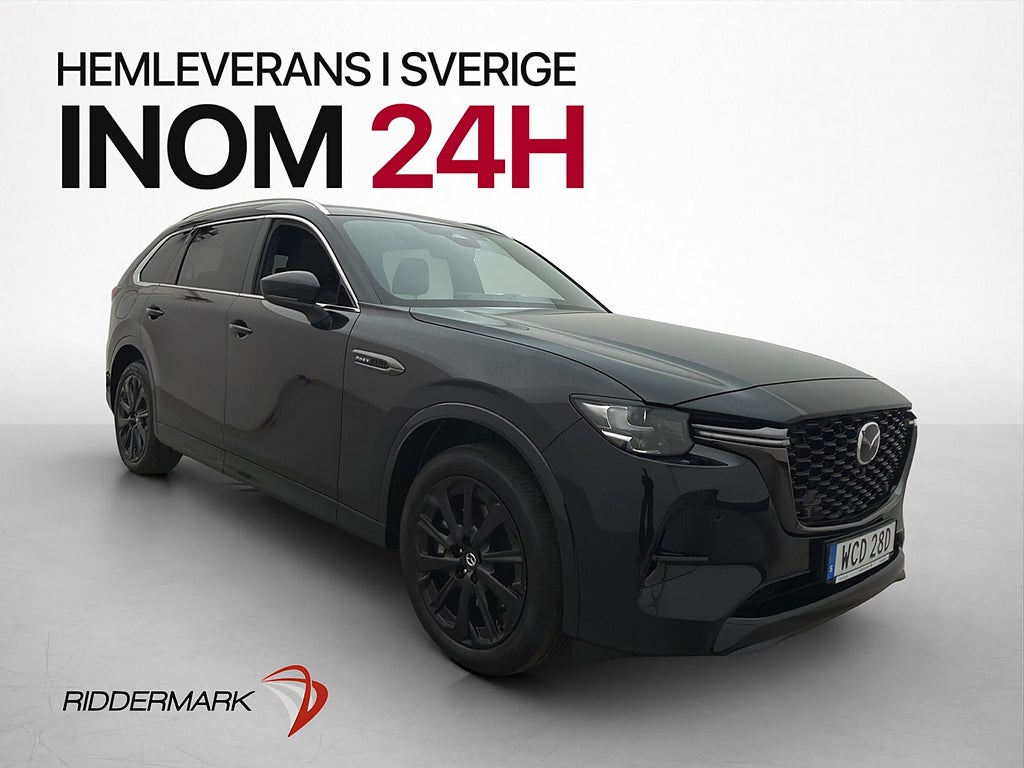 Mazda CX-80 PHEV 327hk MOMS HuD Drag BOSE Pano 360°-K