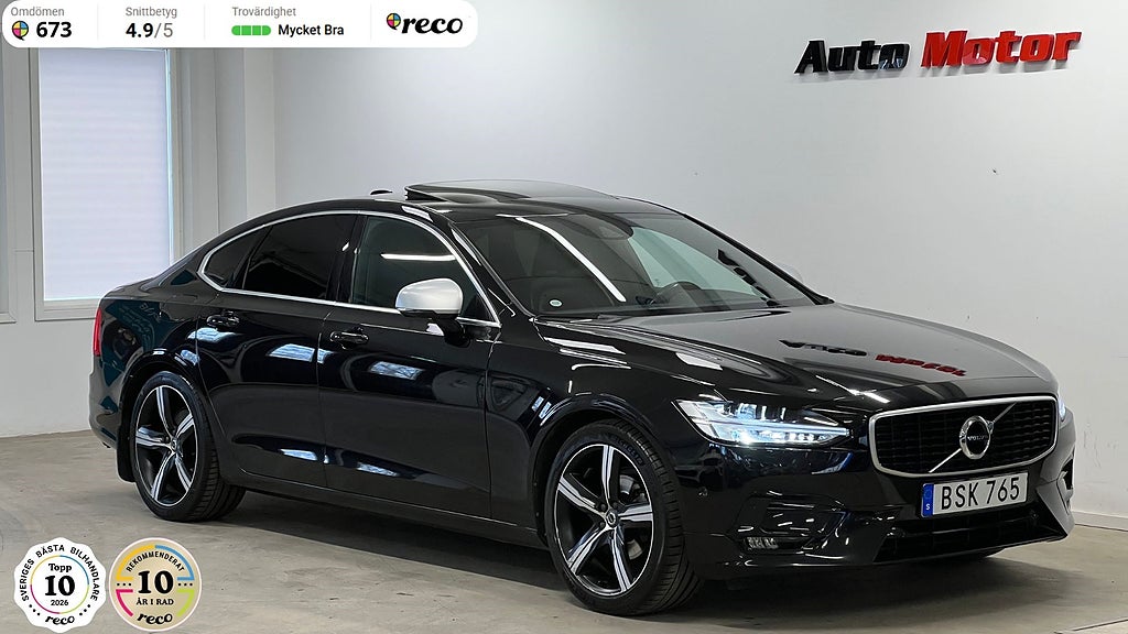 Volvo S90 D4 AWD R-Design 190hk Taklucka/Fullservad