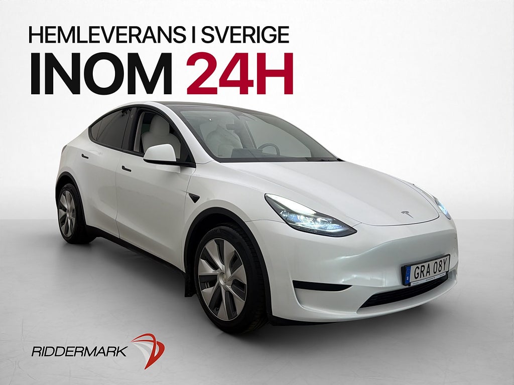 Tesla Model Y Standard Range Drag Ljus interiör Värmepump