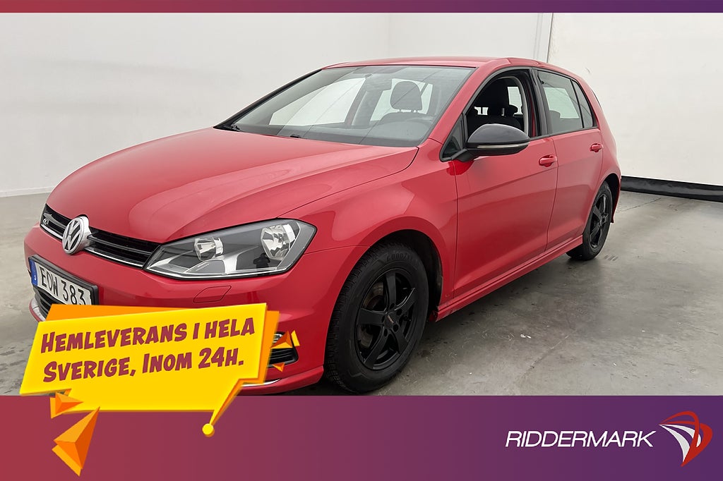 Volkswagen Golf R-Line Adaptiv-Fart Låg-Årsskatt 0,49L/mil
