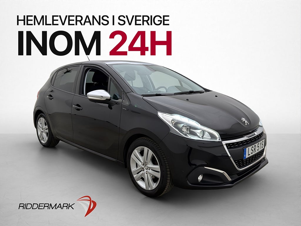Peugeot 208 1.2 PureTech 83hk Pano Sensorer 0,47l/mil