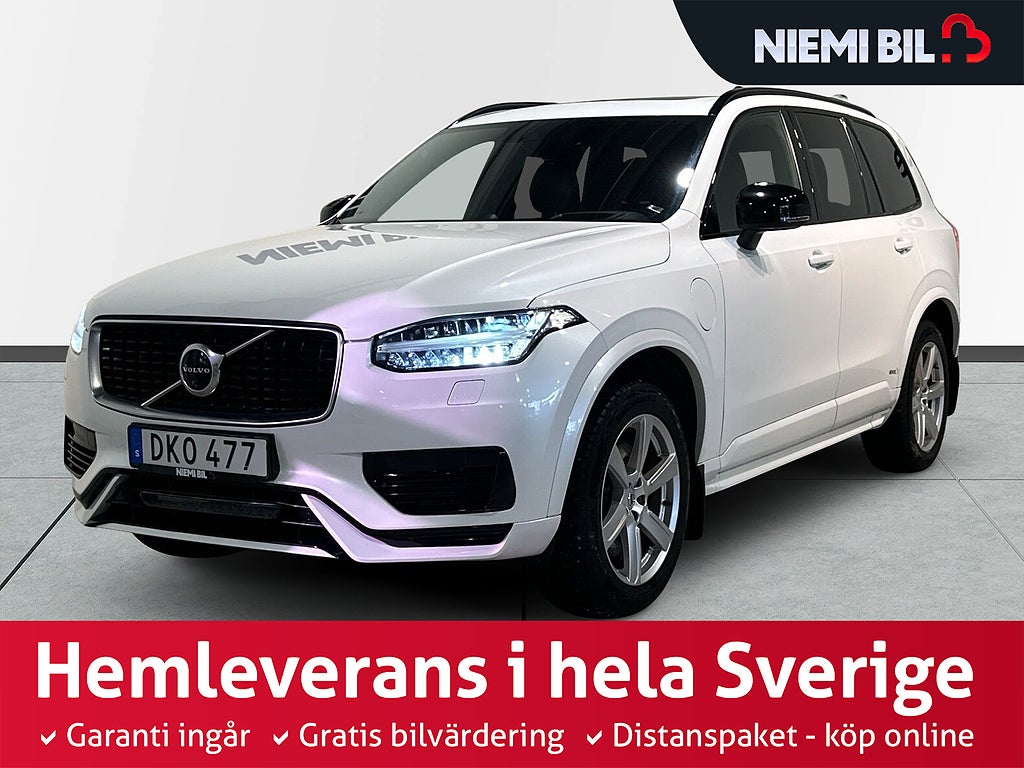 Volvo XC90 7-sits Recharge T8 AWD R-Design Drag Pano 360° SoV MOMS