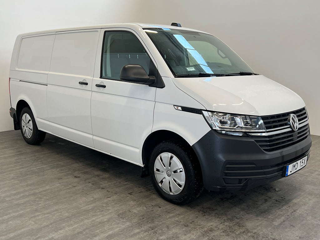 Volkswagen Transporter 2.0TDI 150hk SCR Lång 2xdörr D-värm Kamera Drag 