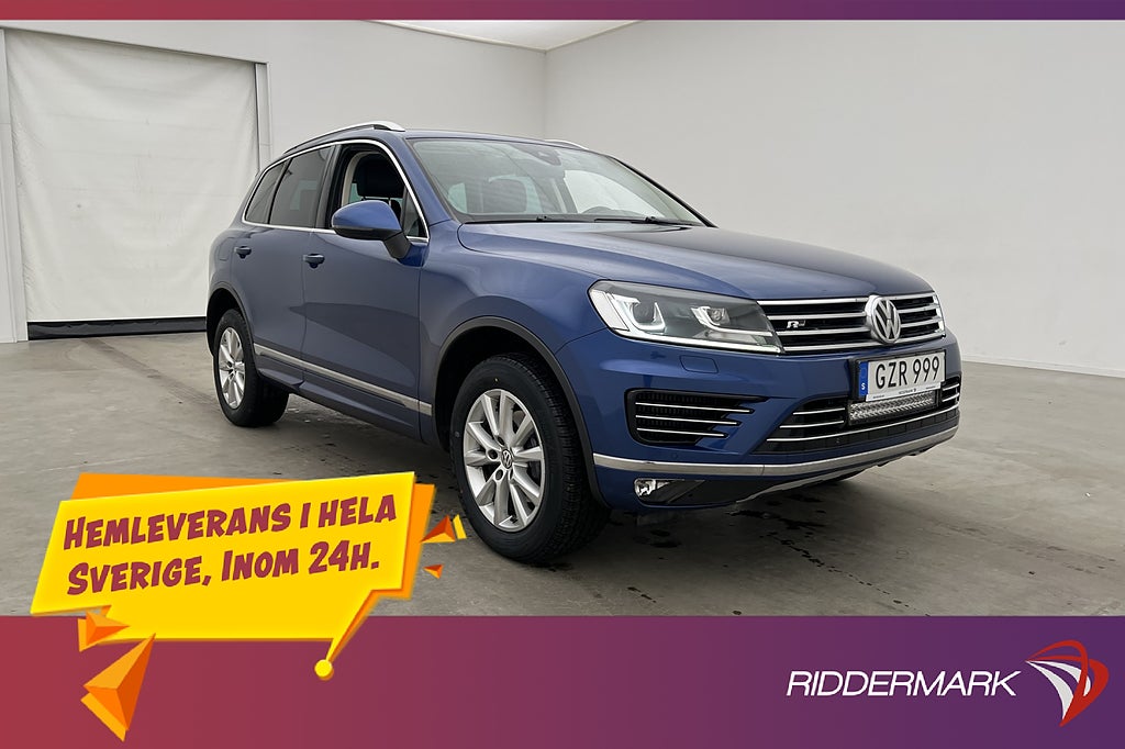 Volkswagen Touareg 3.0 V6 262hk 4M R-Line Kamera Värm Drag