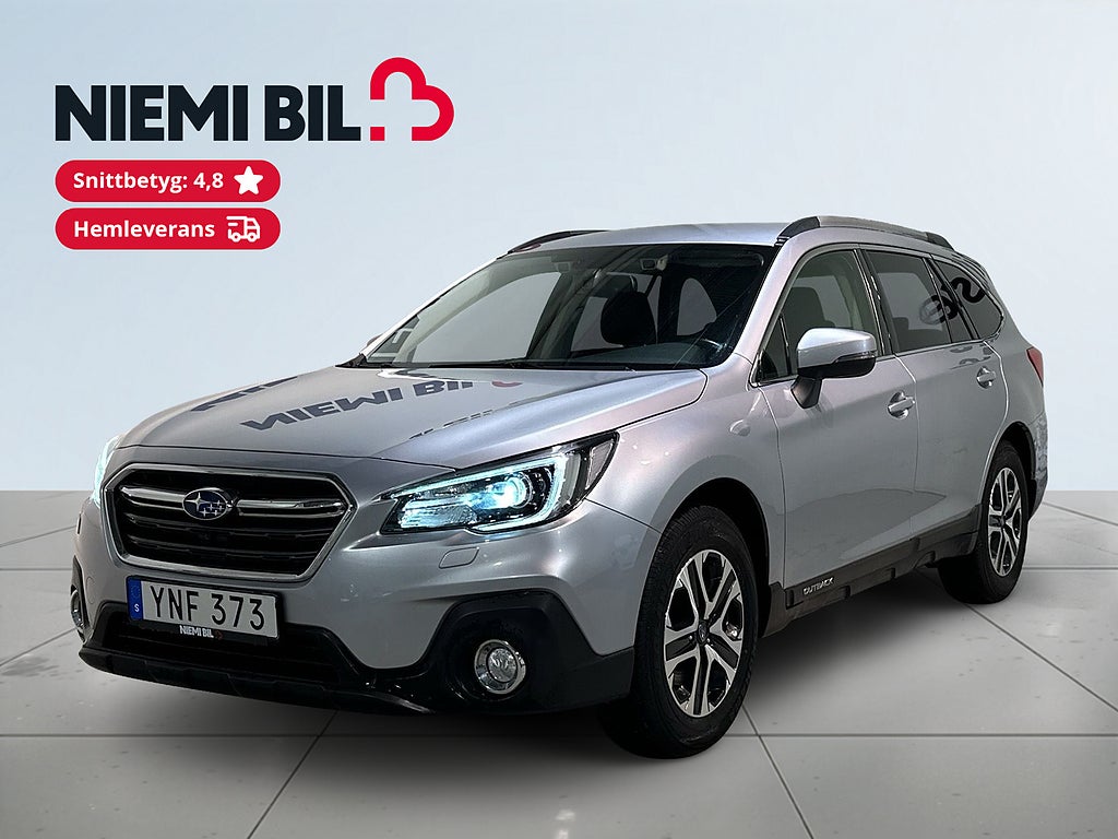 Subaru Outback 2.5 4WD Carplay Elstol Rattvärme Drag Kamera S/V-hjul 