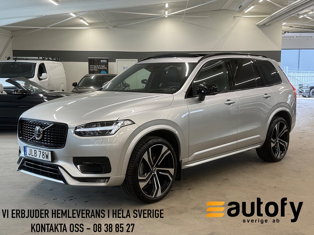 Volvo XC90 B5 AWD R-DESIGN PRO 7-SITS PANO B&W LUFT 22-TUM SE UTR!