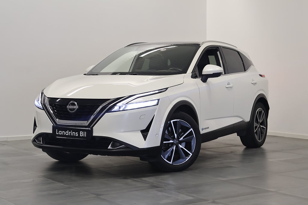 Nissan Qashqai E-Power Tekna + Pano V-hjul Skinn M-Värm Bose 360° HuD 