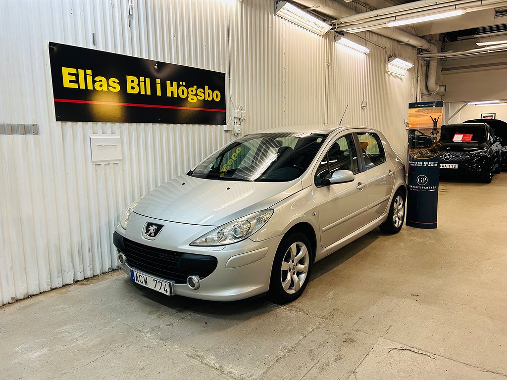 Peugeot 307 5-dörrar 2.0 Euro 4,Svensksåld