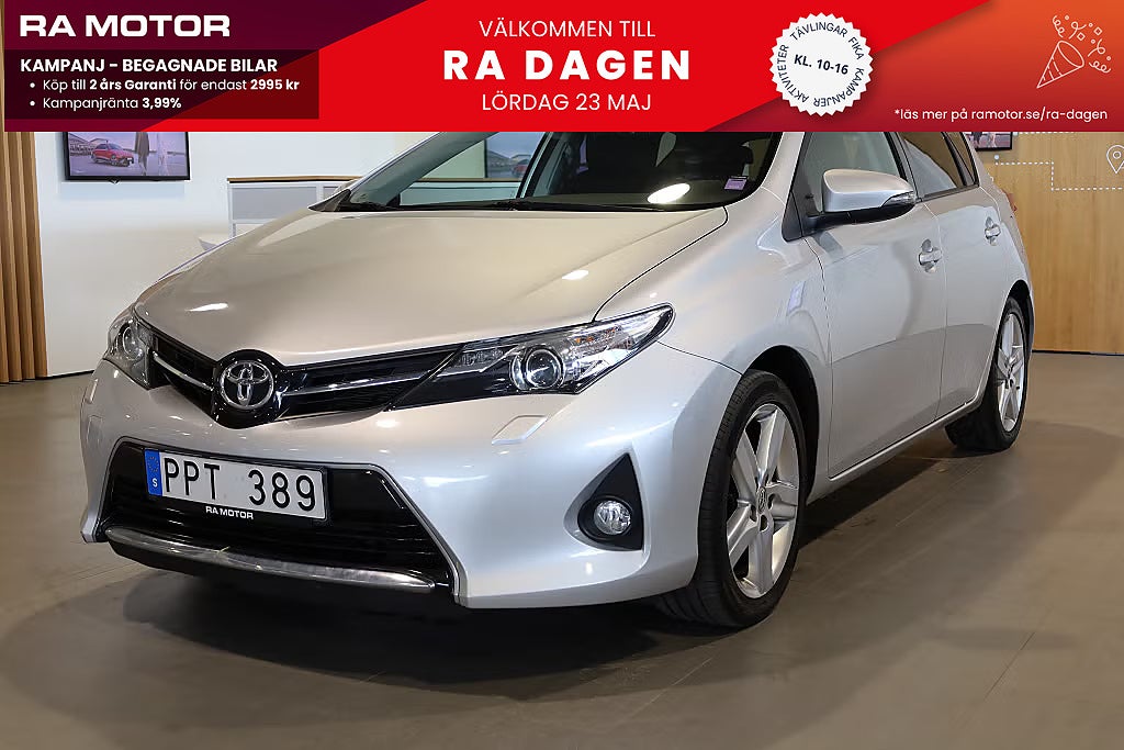 Toyota Auris 1.6 Valvematic Style Kamera Blåtand 2013