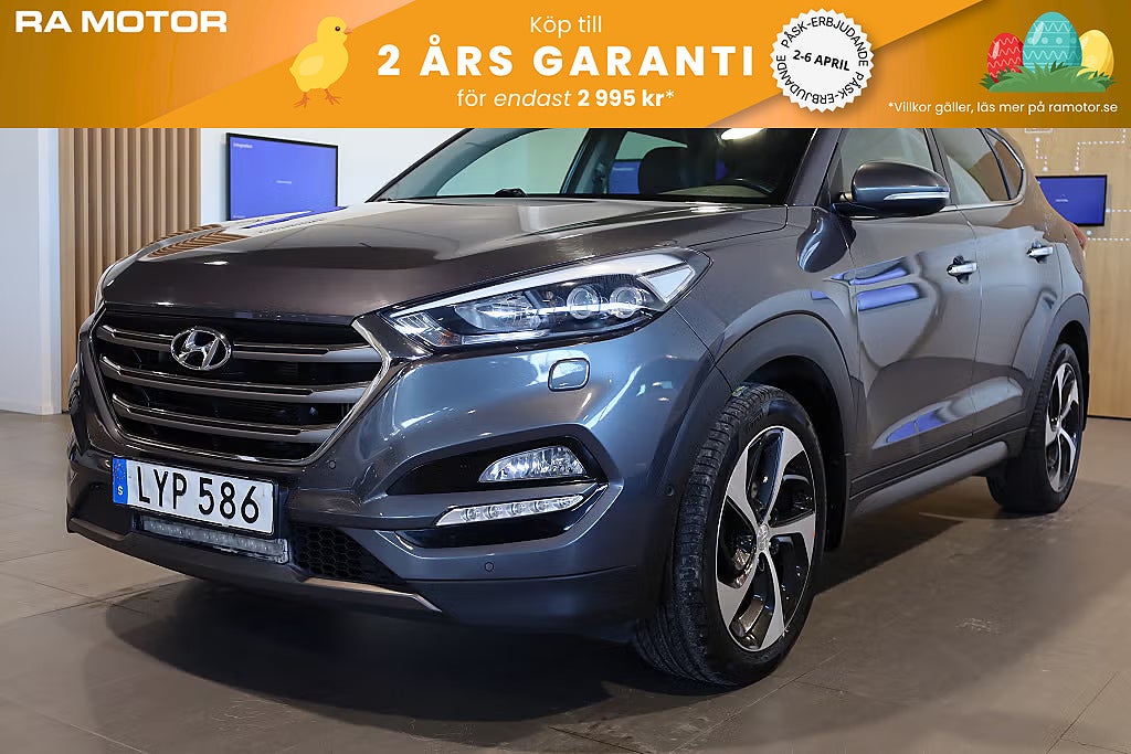 Hyundai Tucson 1.6 T-GDI AWD AUT Pano Kamera Navi Läder 2016