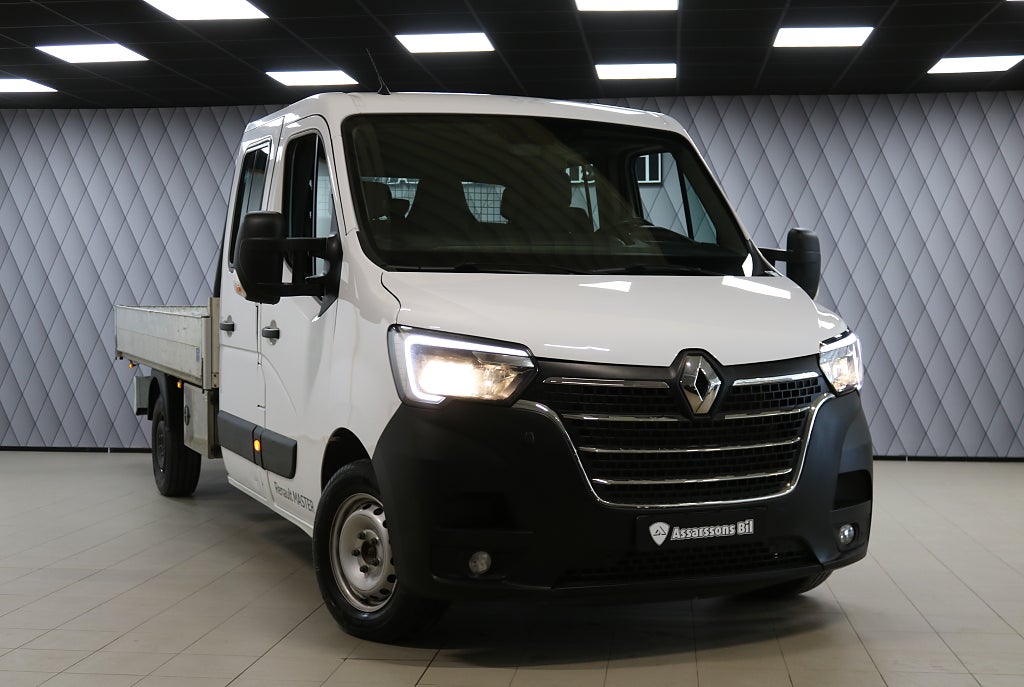 Renault master Chassi Cab 3.5 T 2.3 dCi 7 sits Flak Värmare Dubbelhytt
