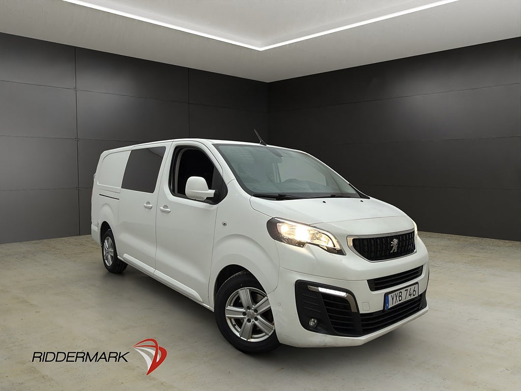 Peugeot Expert CrewVan L3 177hk 5-Sits Värm Drag Kamera MOMS