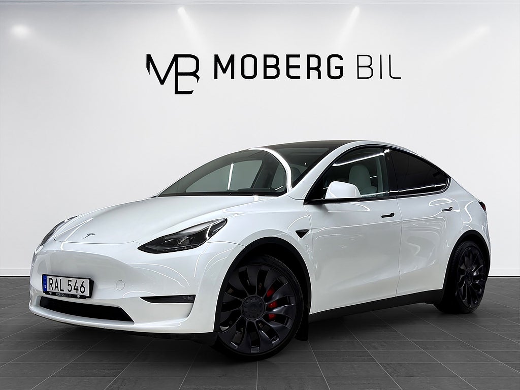 Tesla Model Y Performance 534hk Drag 21" Pano Premium MOMS