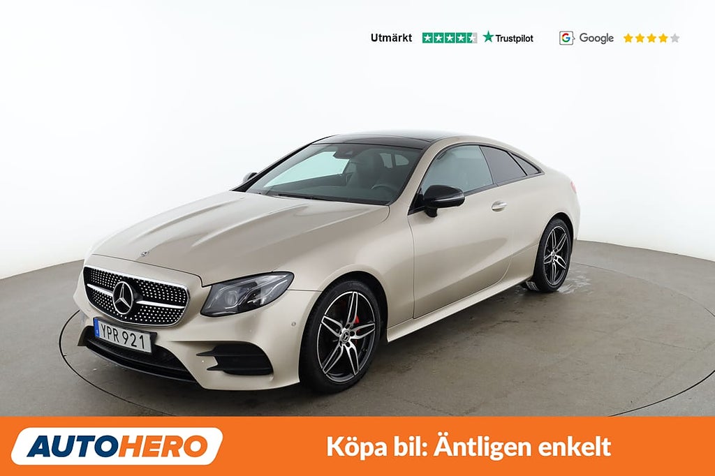 Mercedes-Benz E220d AMG Line / Panorama, Värmare, GPS