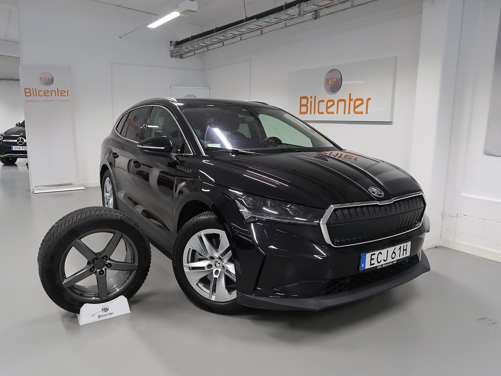 Skoda Enyaq iV 80 iV80 V-Däck ingår Drag-Kamera-Navi-Elstol-Rattvärme-