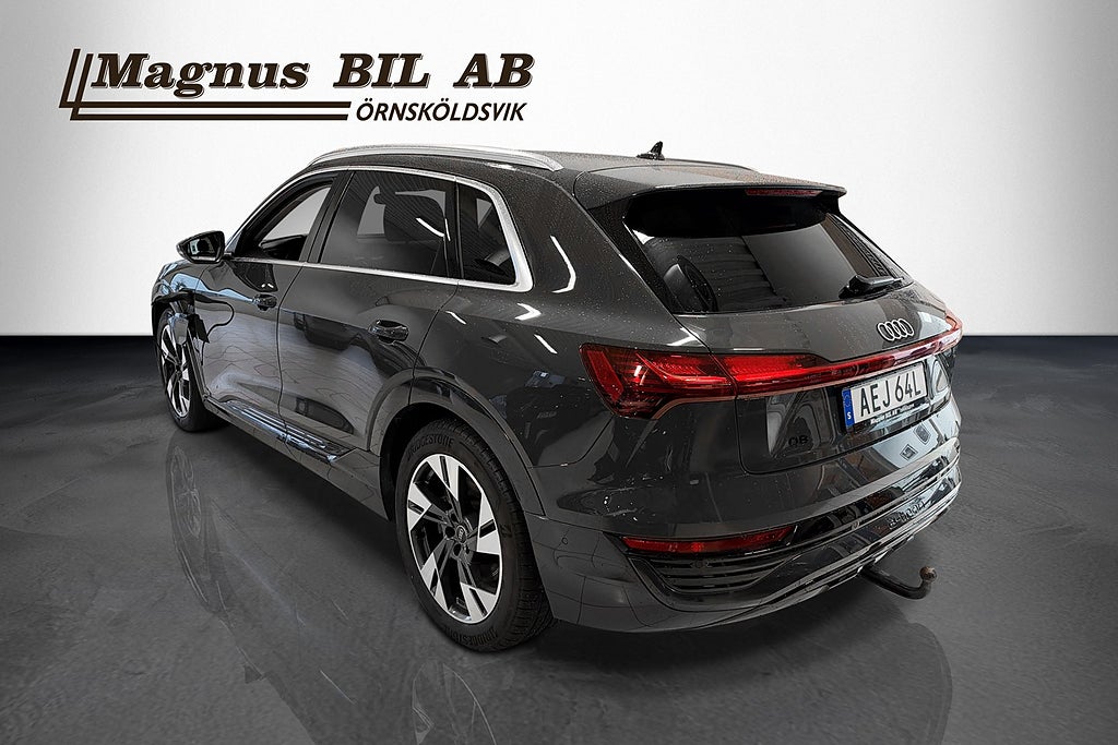 Audi Q8 e-tron 50 quattro Drag Kamera Moms  Navi P-värm Proline miniatyr 5
