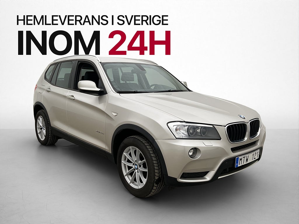 BMW X3 xDrive20d 184hk Halvskinn Bluetooth Farthållare Drag
