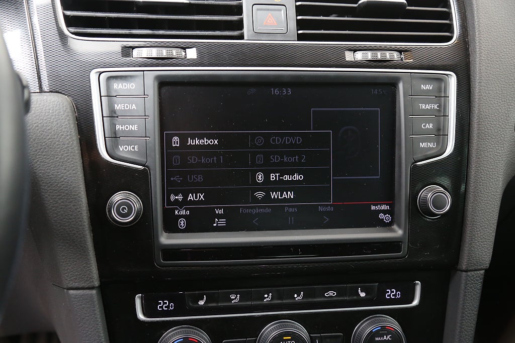 Volkswagen Golf GTE 1,4 TSI Plug-in 204hk DSG Kamera Värmare Dragkrok 2016