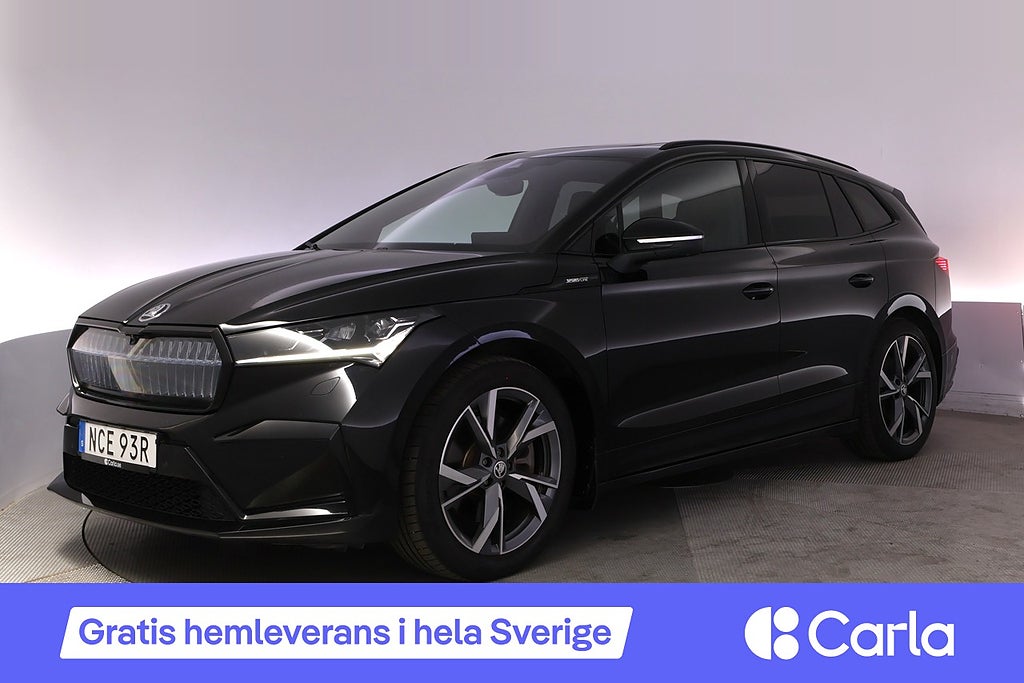 Skoda Enyaq iV 80x Sportline Pano 360 Canton Drag Elstol