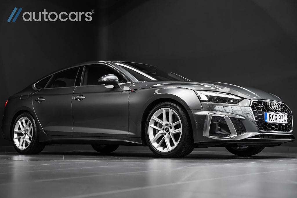 Audi A5 Sportback 45 TFSI 265hk Quattro S Line | Leasbar|Matrix