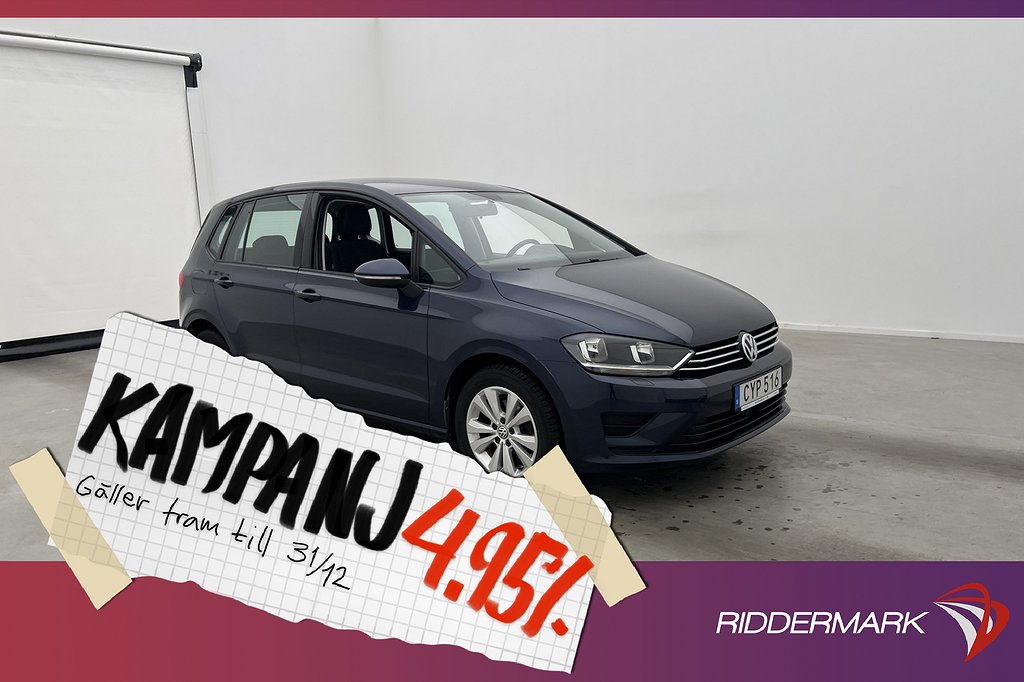 Volkswagen Golf Sportsvan TSI 110hk Adaptiv-Fa 4,95% Ränta