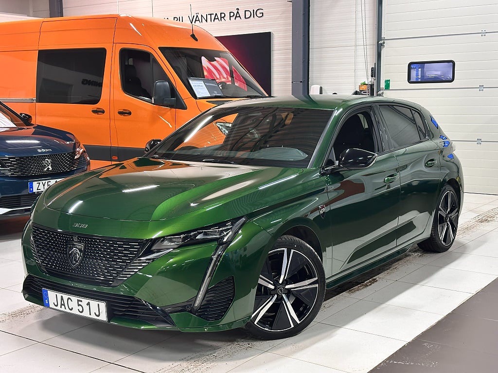 Peugeot 308 GT Plug-In Hybrid 225hk EAT Nyservad 
