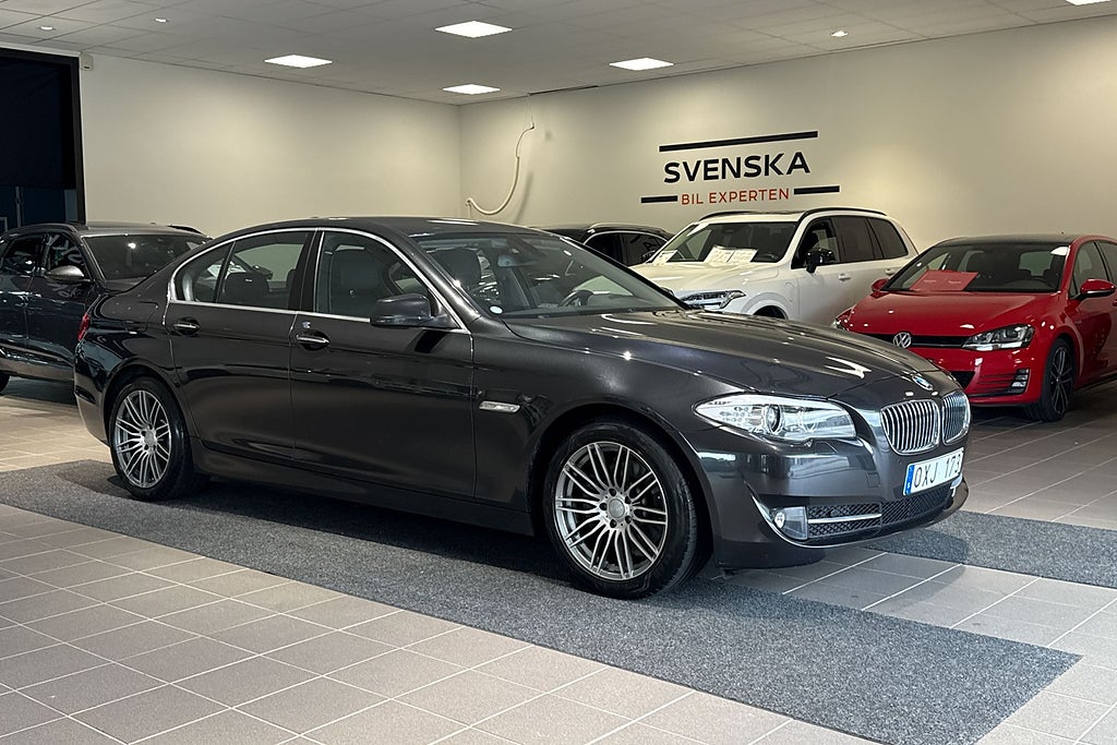 BMW 520d 184hk Automat Sedan/Läder/M-värmare/1 Ägare 