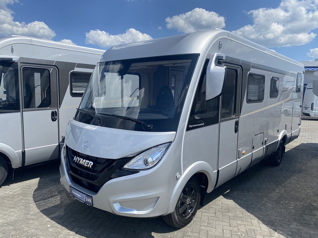 Hymer B-MC I 680 Aldepaket / Läderklädsel / 2xAC / Fabriksny