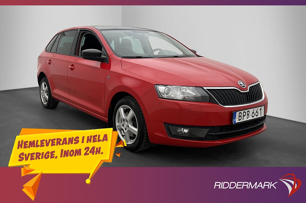 Skoda Rapid 1.2 TSI Style Plus Pano 1 Brukare Sensorer