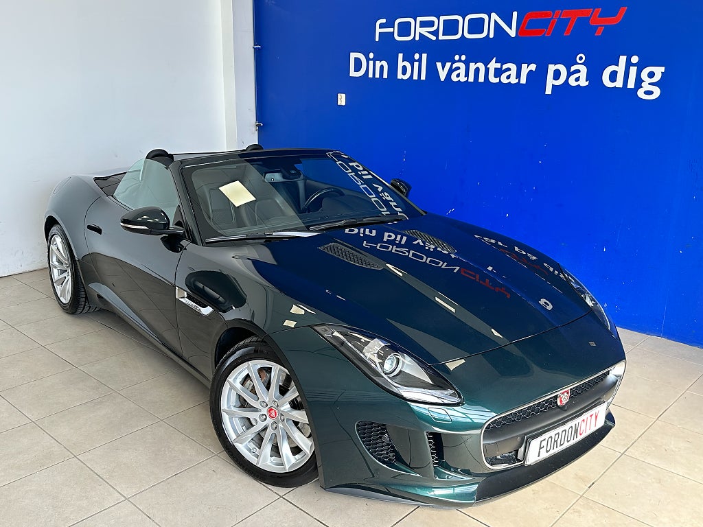 Jaguar F-Type Cab Quickshift V6 Meridian Parkassist 340hk