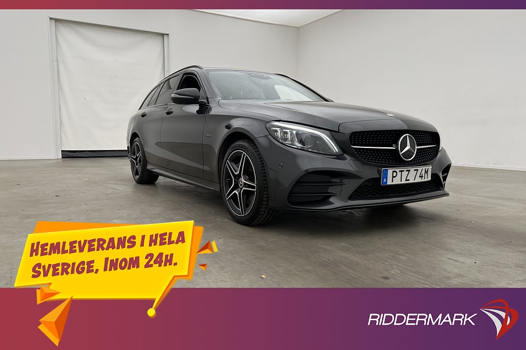 Mercedes-Benz C 300 T e 320hk AMG Night Värmare Drag Navi