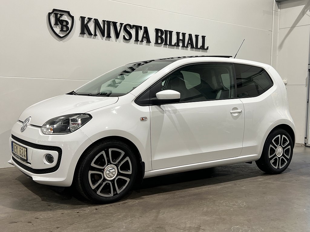 Volkswagen UP! 1.0 Premium 1Ägare Värmare Navi LÅGMIL 75hk