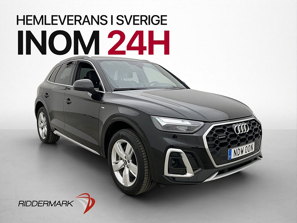 Audi Q5 55 TFSI e Quattro S-Line Dragkrok CarPlay MOMS